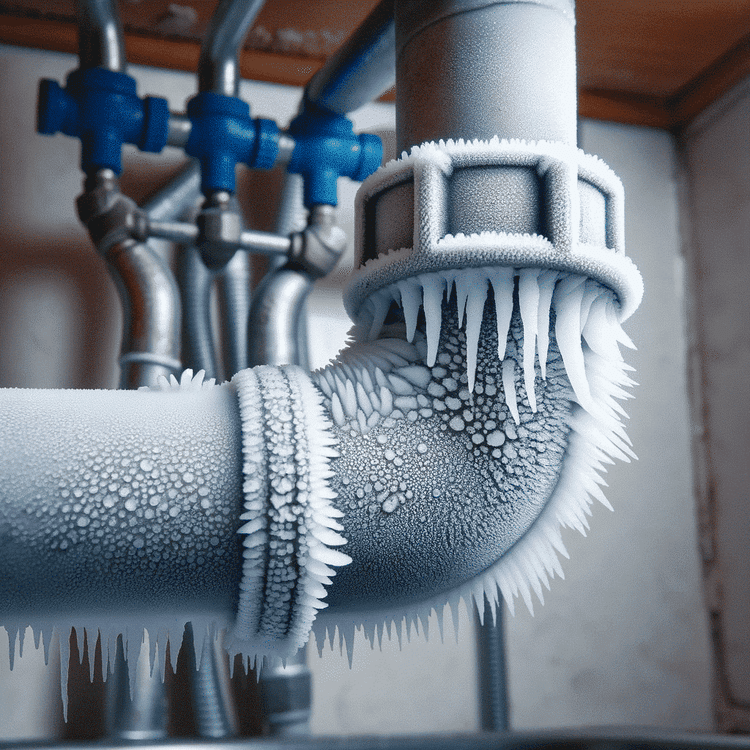 frozen pipe under sink in tyler, tx