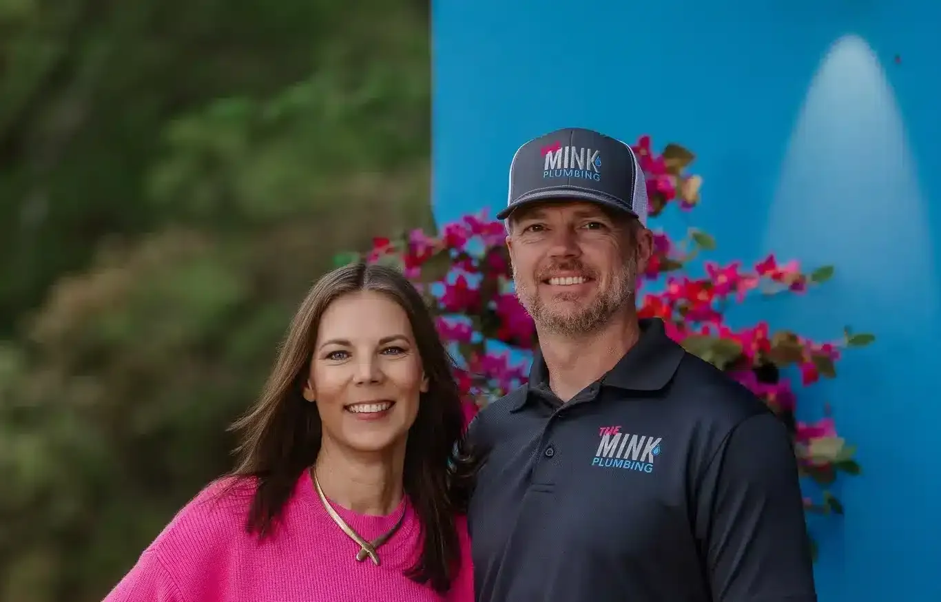 Amber and Glenn of THE Mink Plumbing