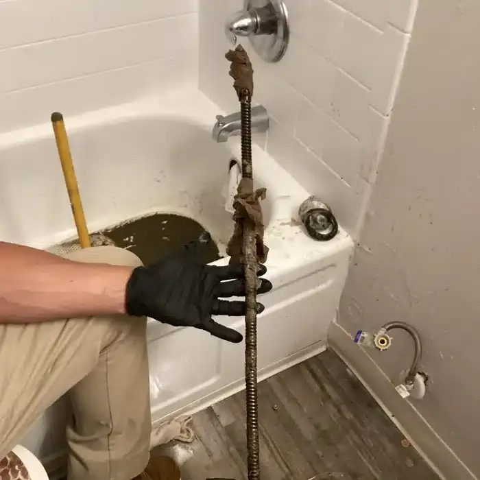 unclogging a bathtub drain in tyler, tx