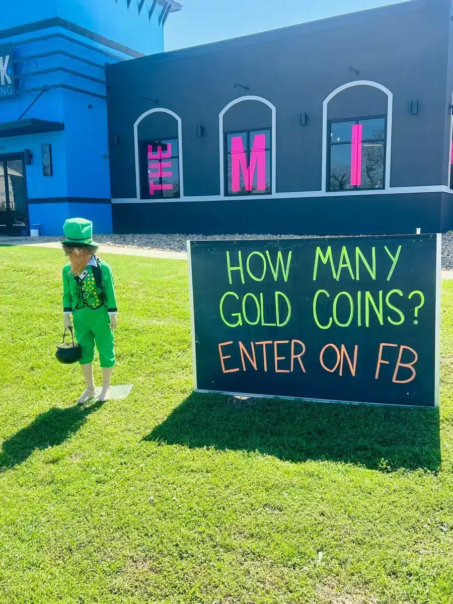 leprechaun with how many gold coins