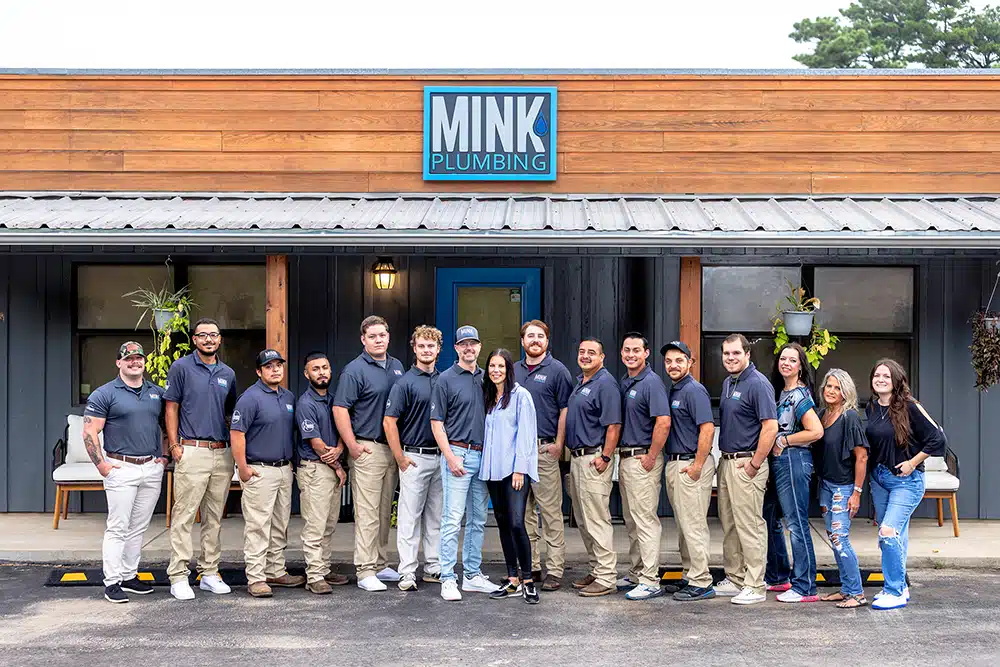Mink plumbing team