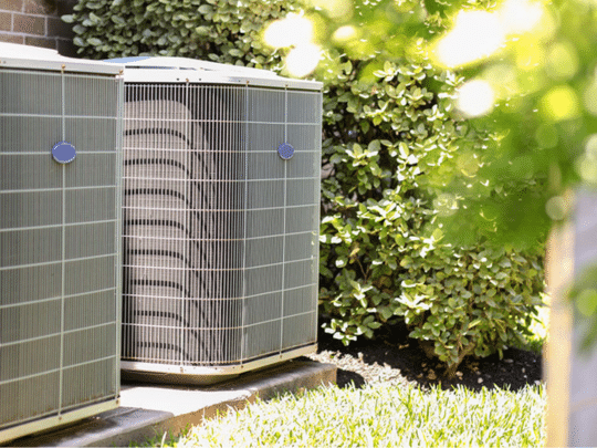outdoor AC unit in Tyler, TX